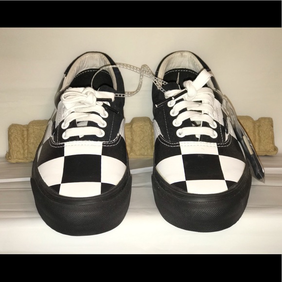 Vans Men xo Barneys New York Checkered White Black - Picture 3 of 6